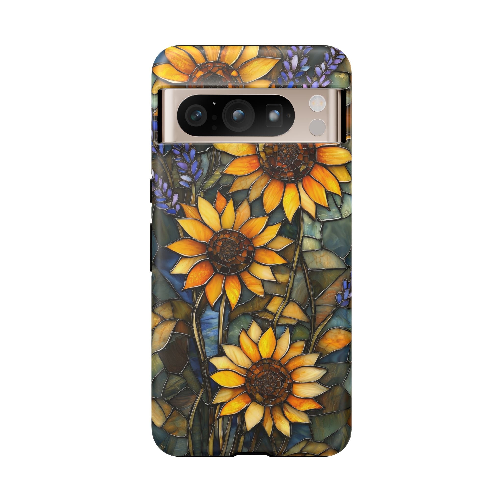 Sunflower Stained Glass Tough Google Pixel Case