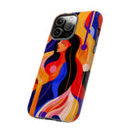 Abstract Colourful Woman iPhone Tough Case | Vibrant Artistic