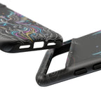 Colorful Neon Phoenix Tough Google Pixel Phone Case
