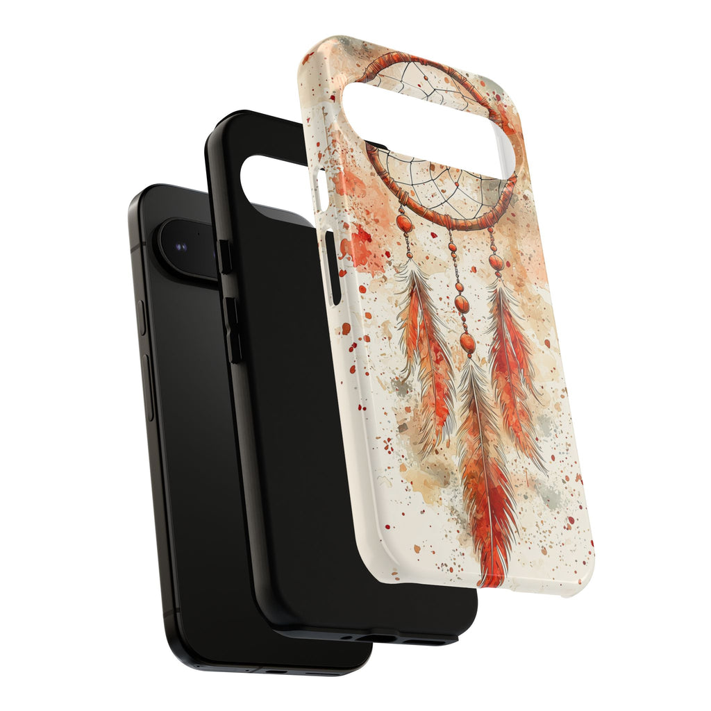 Dreamcatcher Tough Google Pixel Case | Watercolour Feather