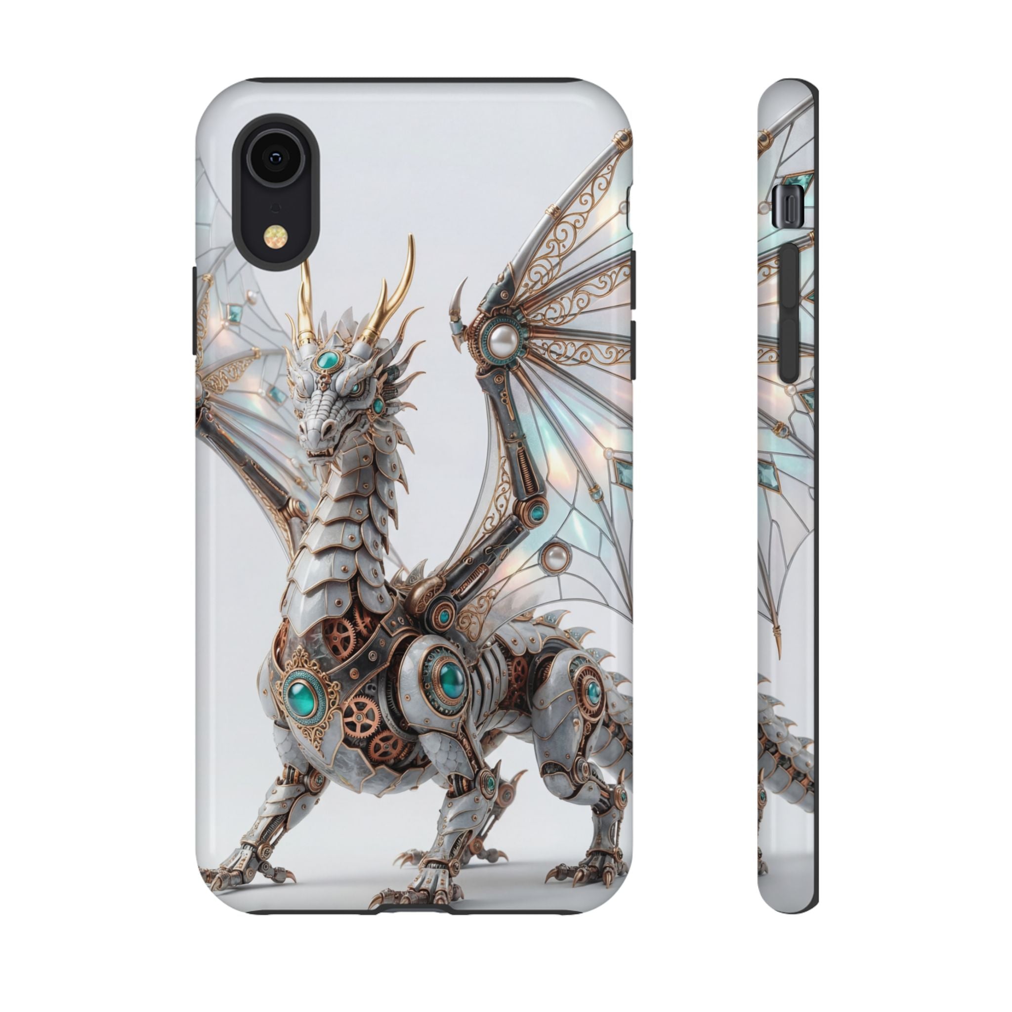 Steampunk Mechanical Dragon iPhone Case — Fantasy Armor Protective Cover
