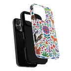 Wild Garden iPhone Case | Cute Forest Animals Floral Pattern Tough Case