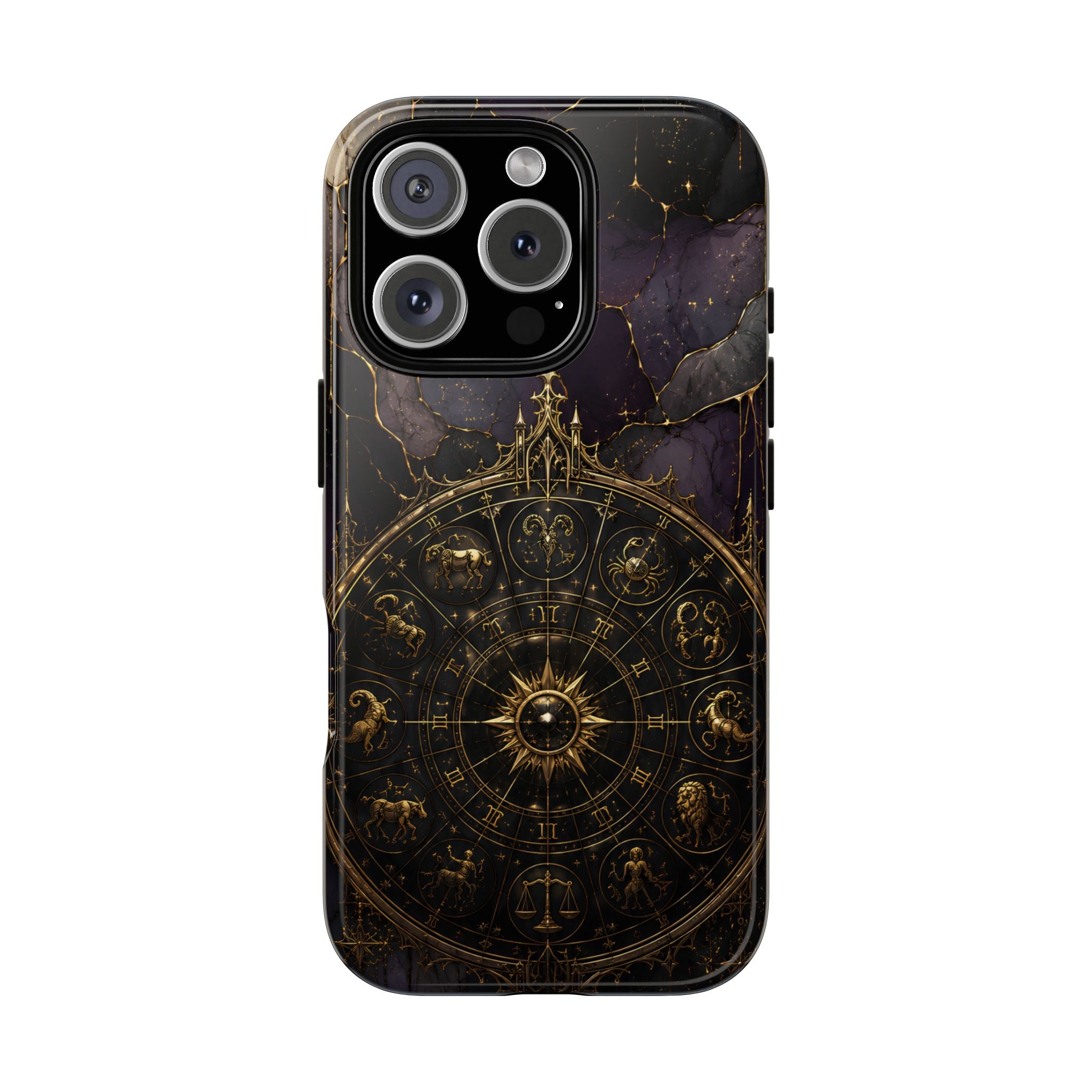 Astrology Wheel iPhone Case | Vintage Zodiac iPhone Case