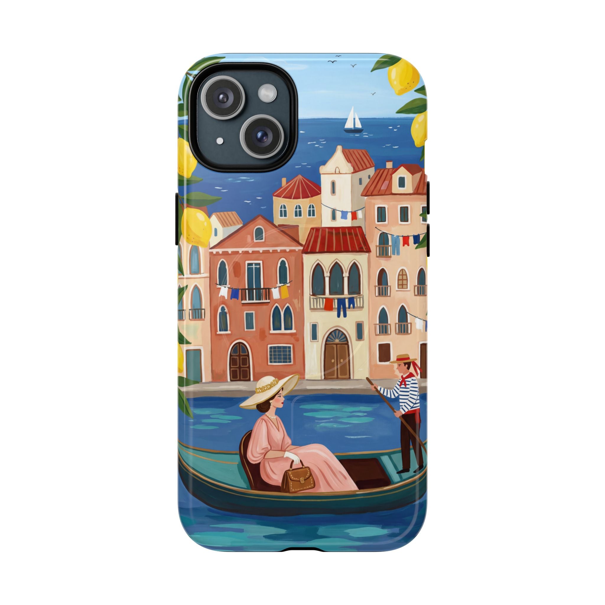 Venetian Gondola MagSafe iPhone Case | Lemon Coast Waterfront Travel