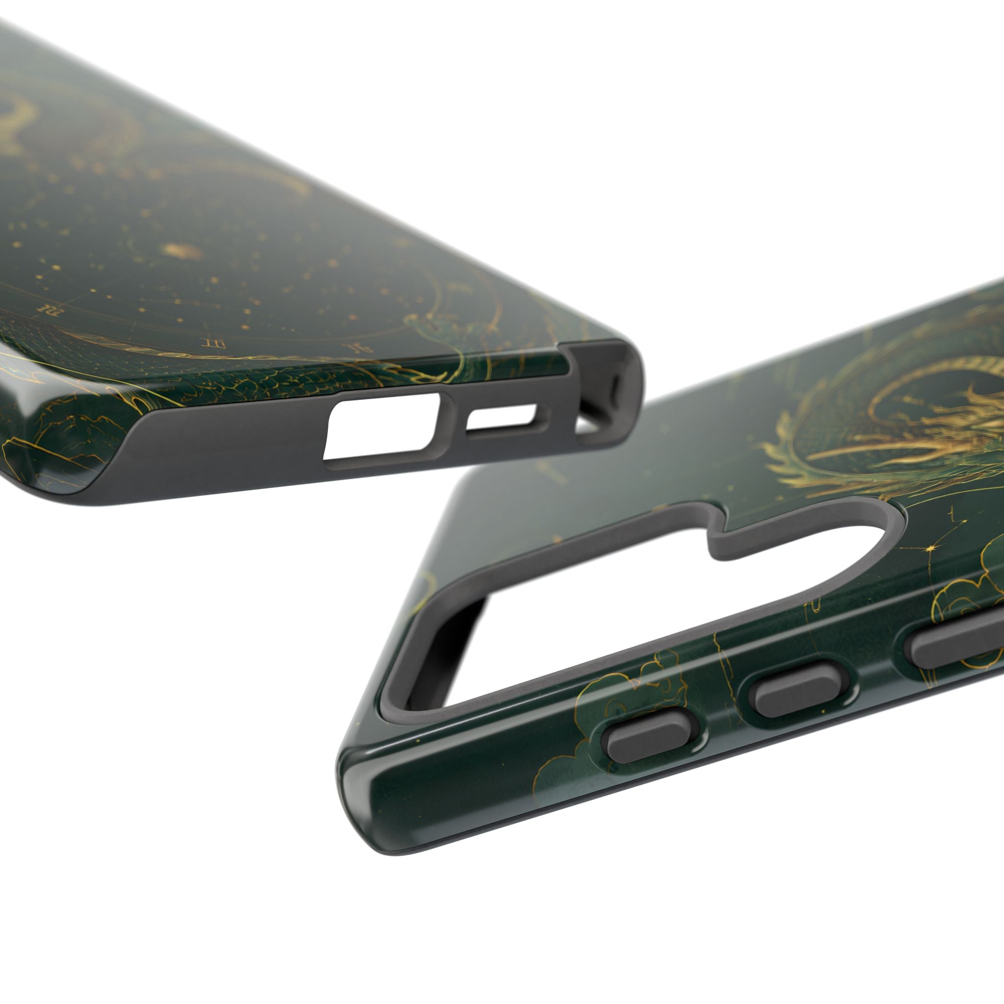 Celestial Dragon Samsung Galaxy Phone Case | Stained Glass Dragon Phone Case
