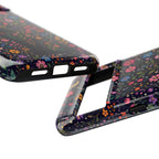 Celestial Black Cat Google Pixel Phone Case | Whimsigoth Floral