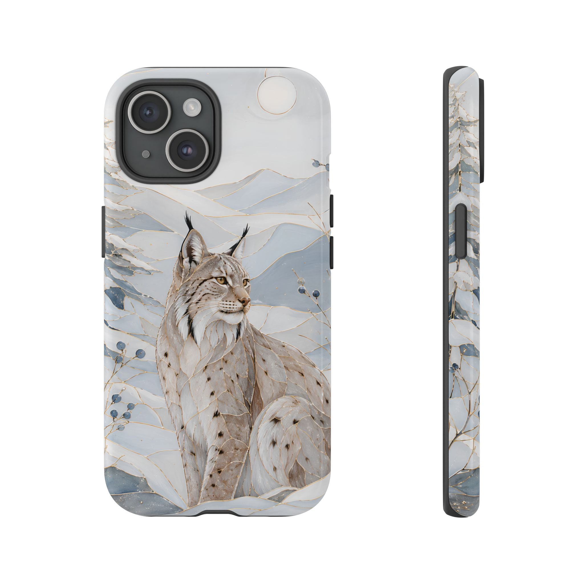Lynx iPhone Case | Winter Mountain iPhone Case