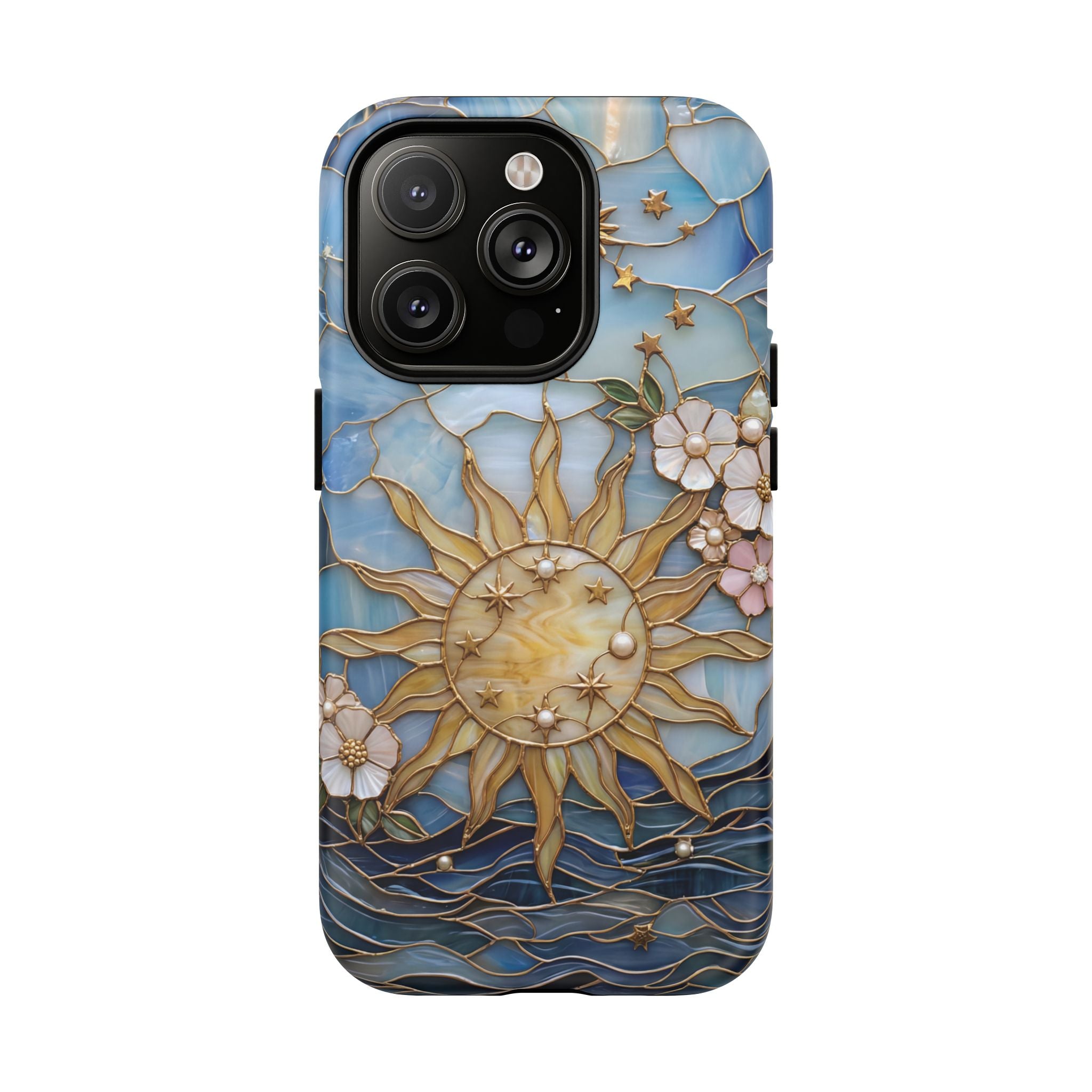 Stained Glass Sun & Sea MagSafe iPhone Case