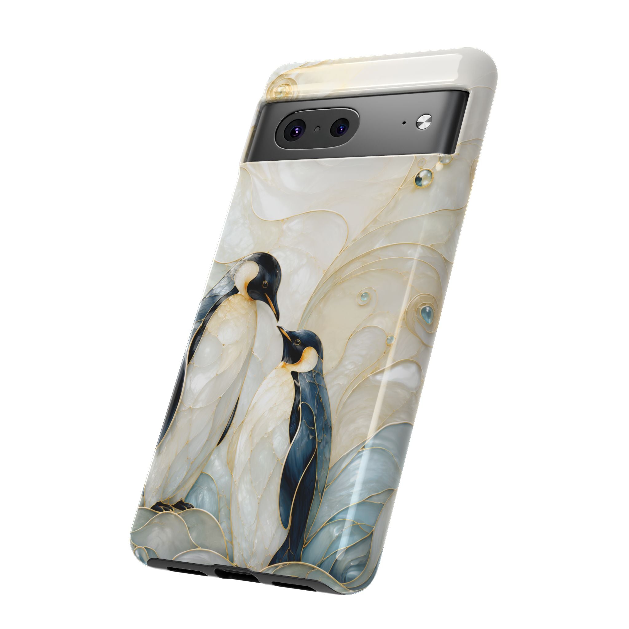 Penguin Google Pixel Phone Case | Cute Penguin Couple Phone Case