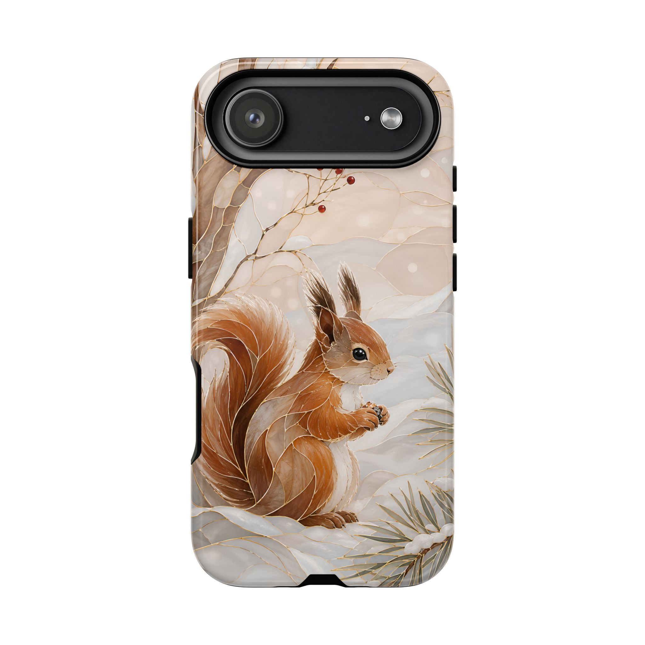 Squirrel iPhone Case | Winter Woodland iPhone Case