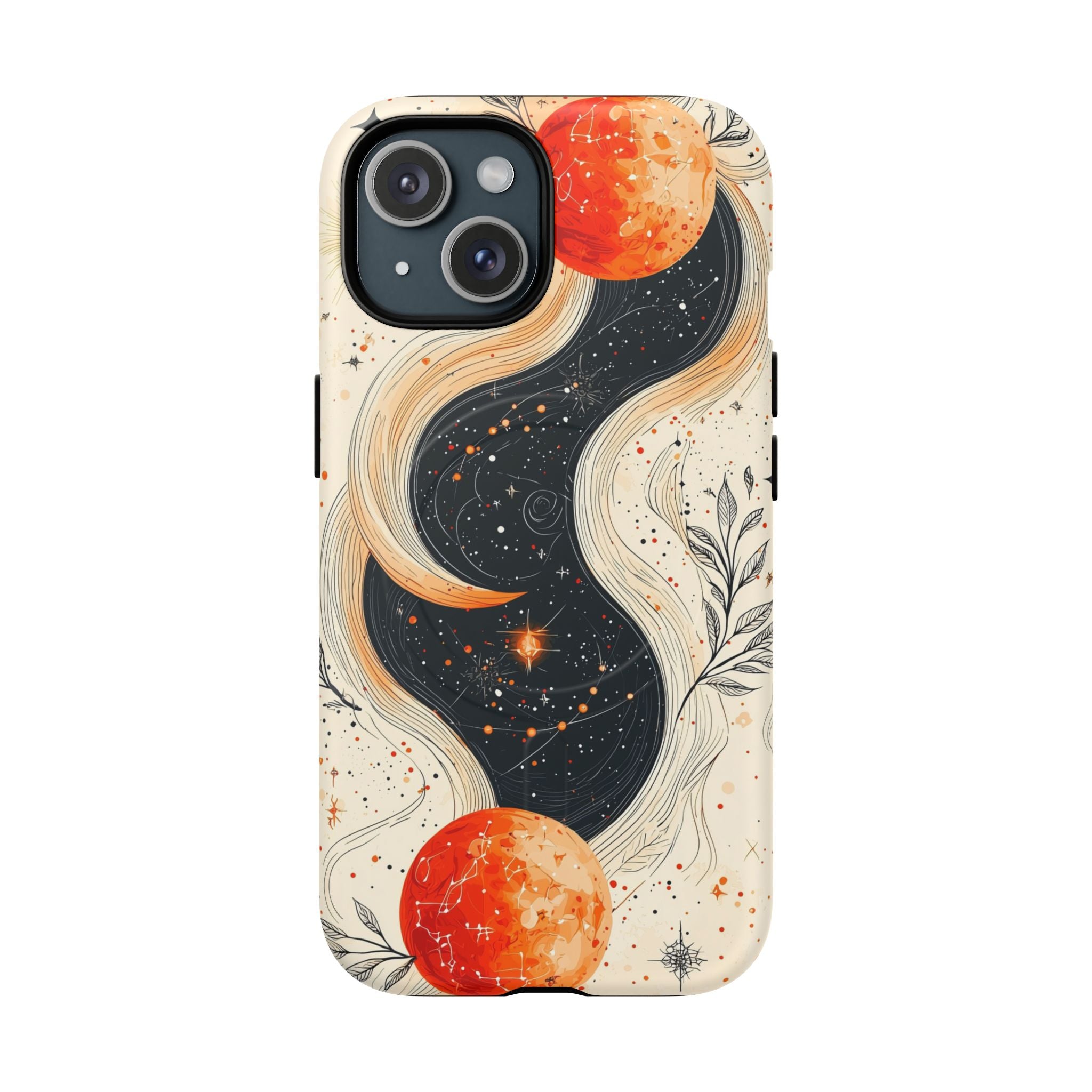 Custodia Astrology Galaxy MagSafe per iPhone | Red Moon Celestial