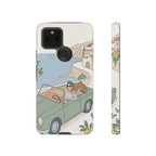 Retro Coastal Road Trip Design Google Pixel Phone Case