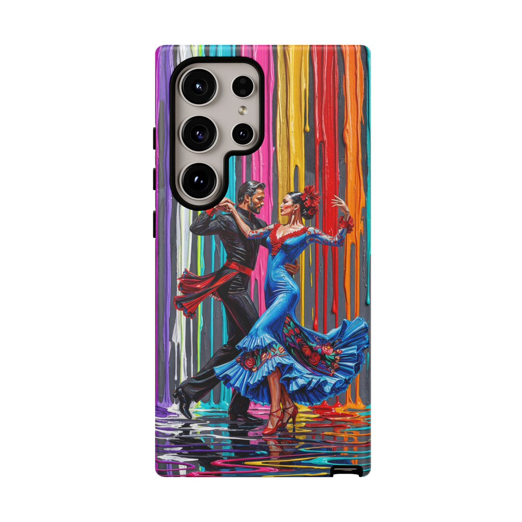 Colorful Tango Samsung Galaxy Phone Case | Vibrant Dancing Couple Art Protection