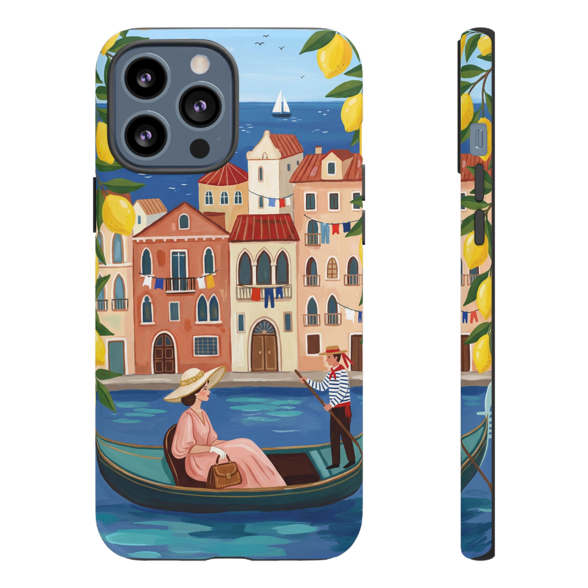 Venetian Gondola iPhone Case | Lemon Coast Waterfront Travel