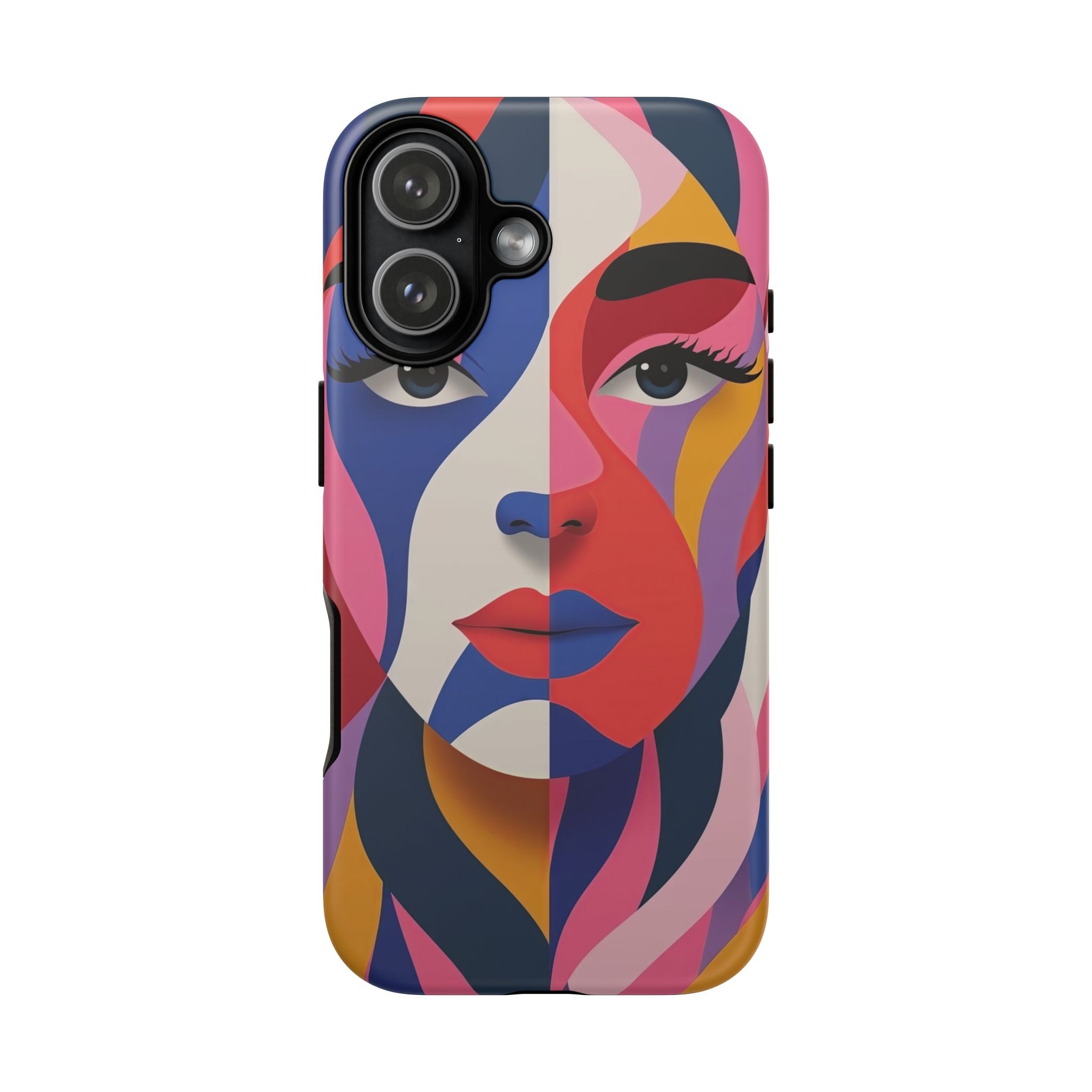 Abstract Colourful Face iPhone Case | Vibrant Pop Art