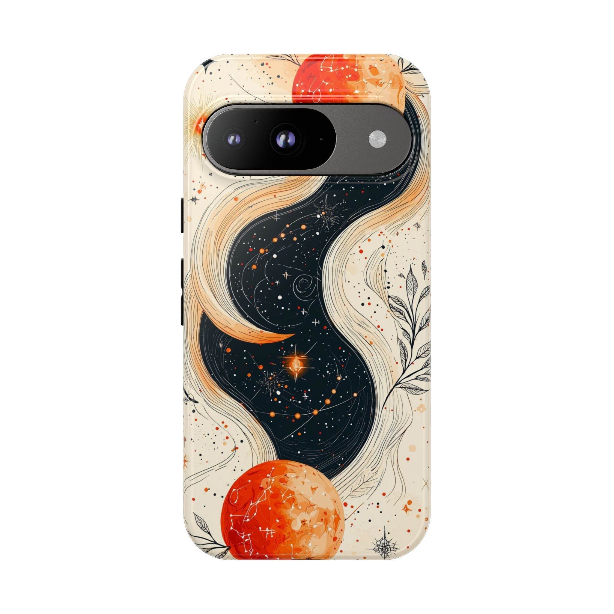 Astrology Galaxy Google Pixel Case | Red Moon Celestial