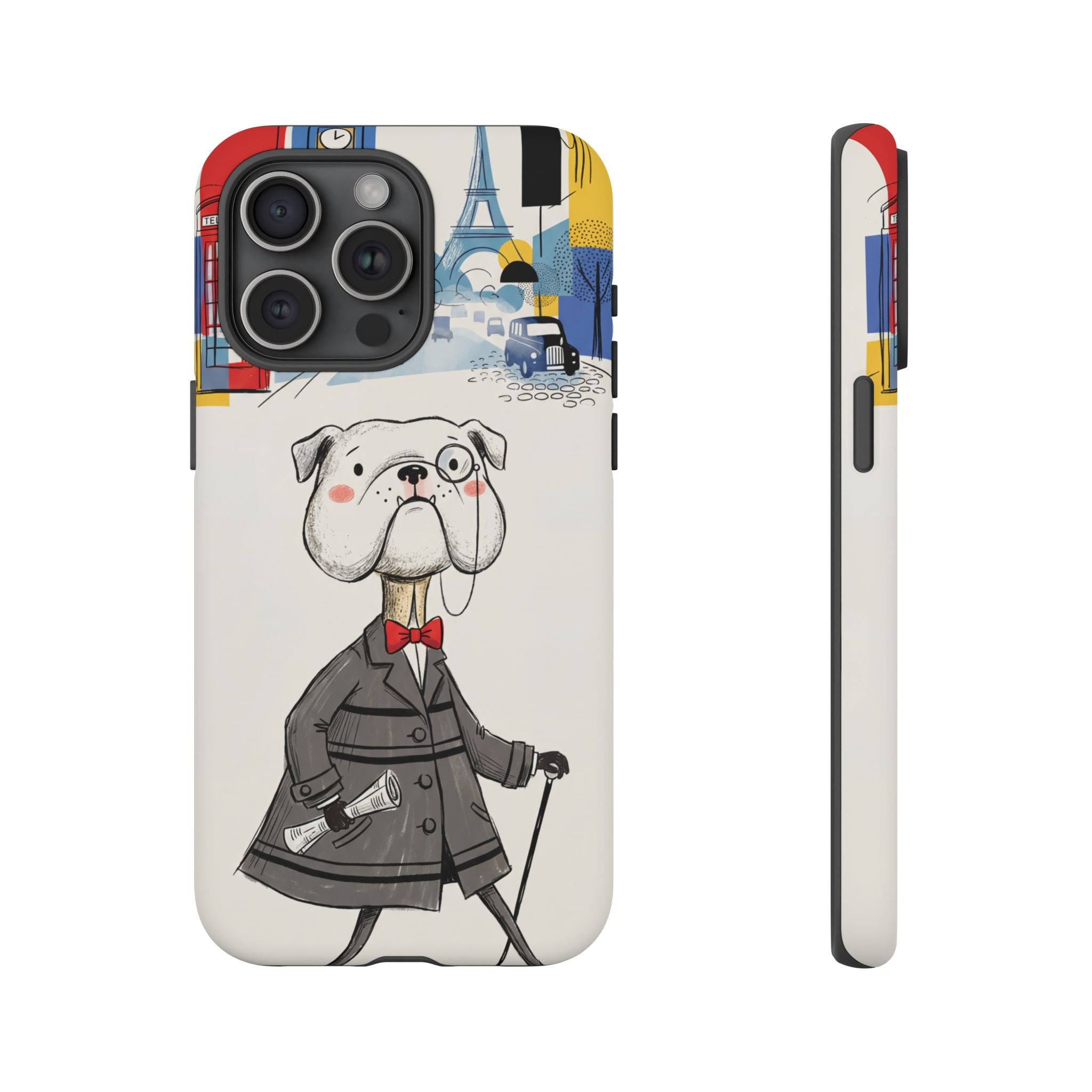 Vintage Dapper Gentleman Bulldog iPhone Case