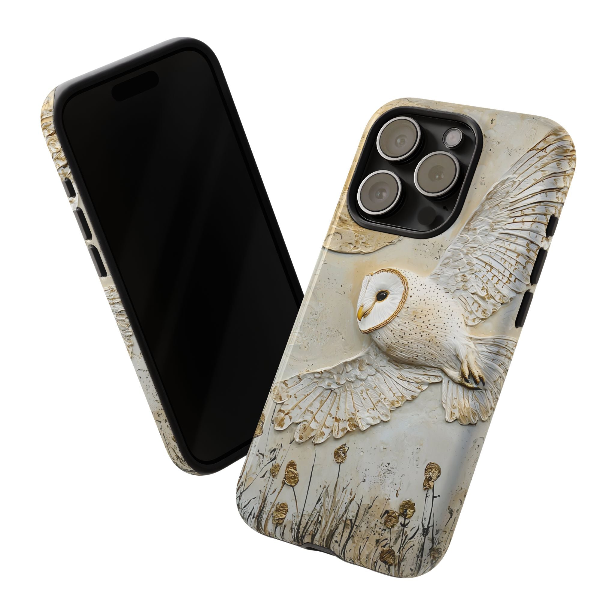 Barn Owl iPhone Case — Elegant Flying Owl Wildlife