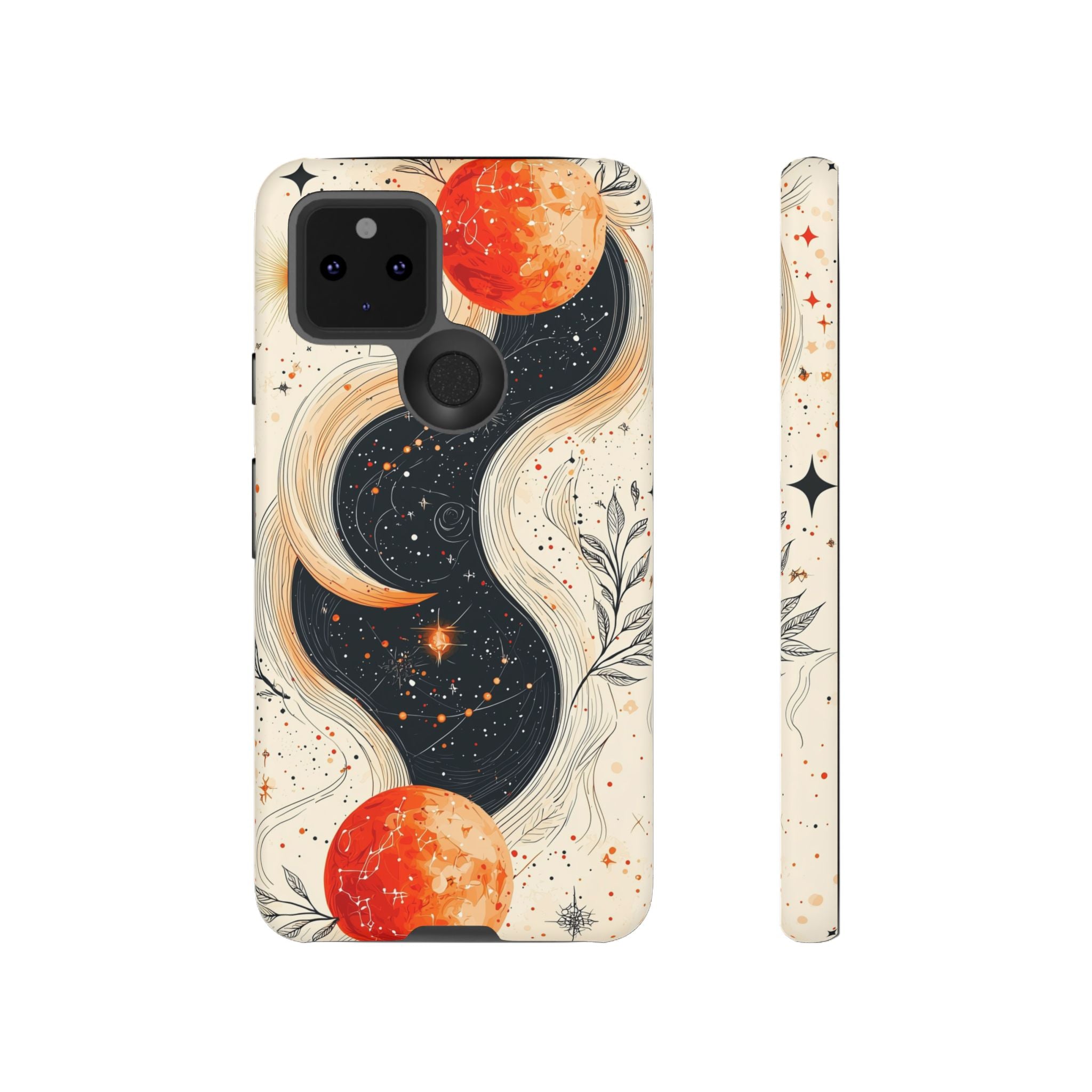 Astrology Galaxy Google Pixel Case | Red Moon Celestial
