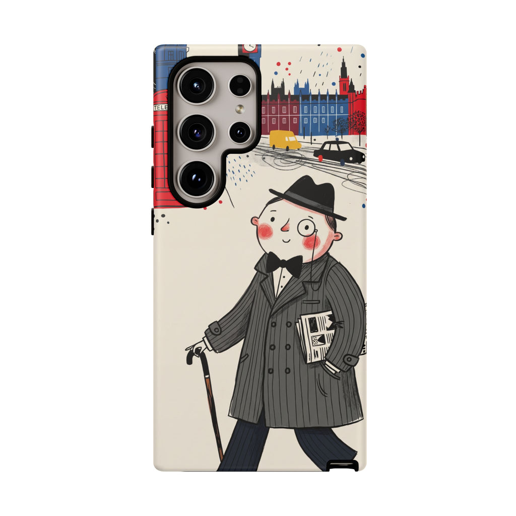 Detective in London Samsung Galaxy Phone Case