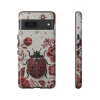 Cover protettiva "Vintage Red Beetle" per Google Pixel | Fantasia Floreale Coccinella