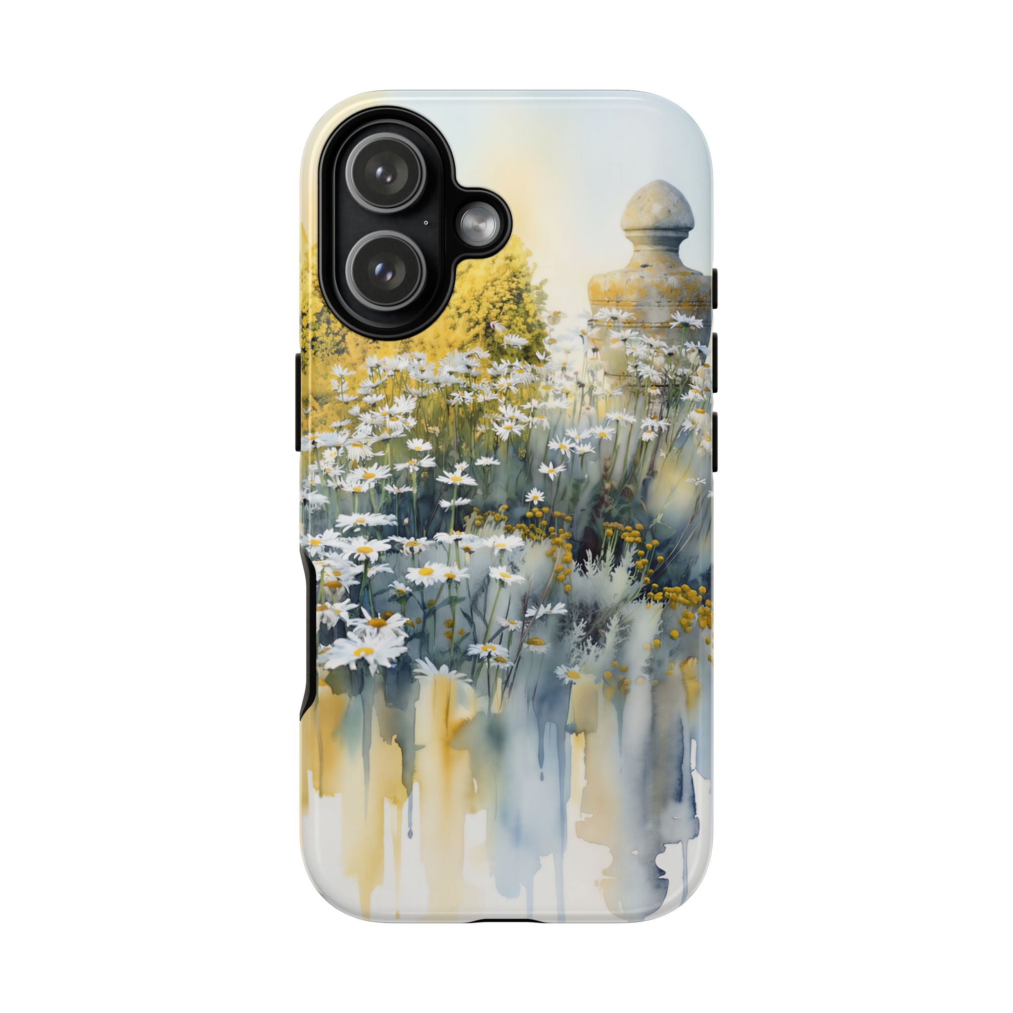 Watercolor Floral Daisy Garden iPhone Case