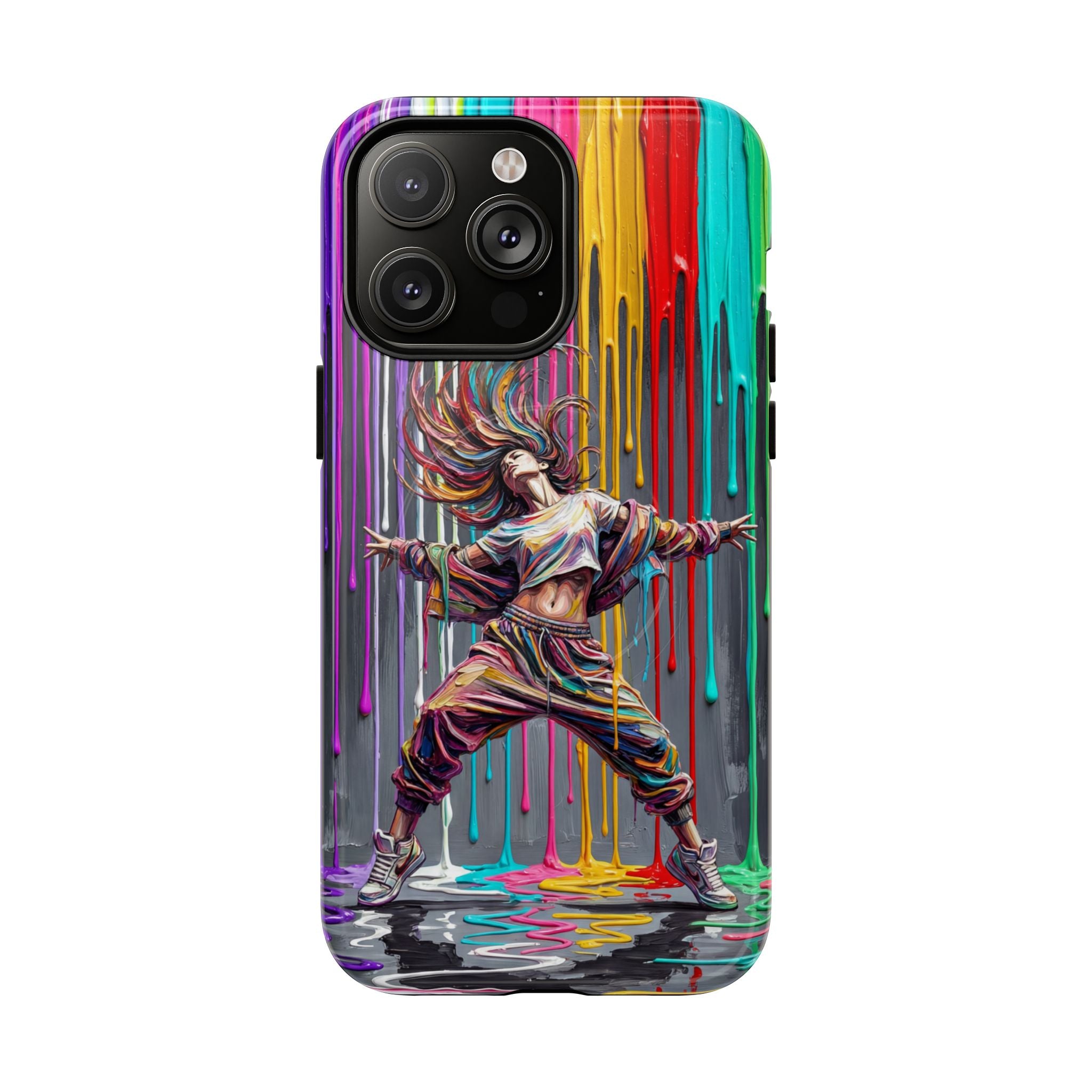 MagSafe iPhone Case | Colorful Street Dance Drip Design