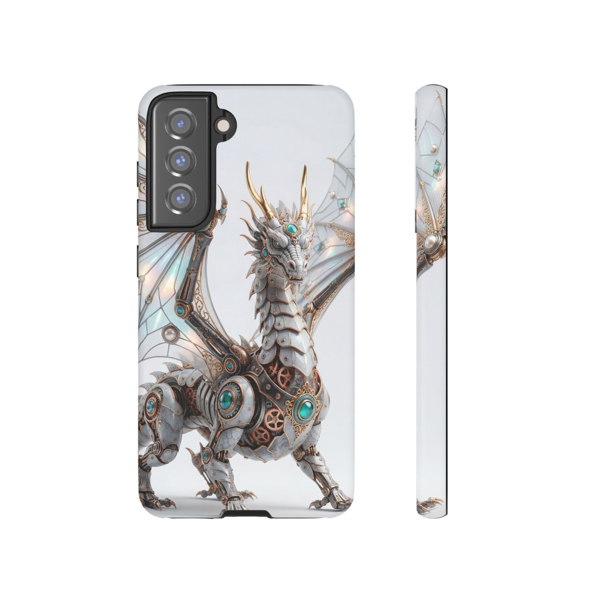 Steampunk Mechanical Dragon Samsung Galaxy Case — Fantasy Armor Protective Cover