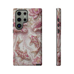 Koi Lotus Tough Case — Pink Floral Fish Samsung Galaxy Phone Cover