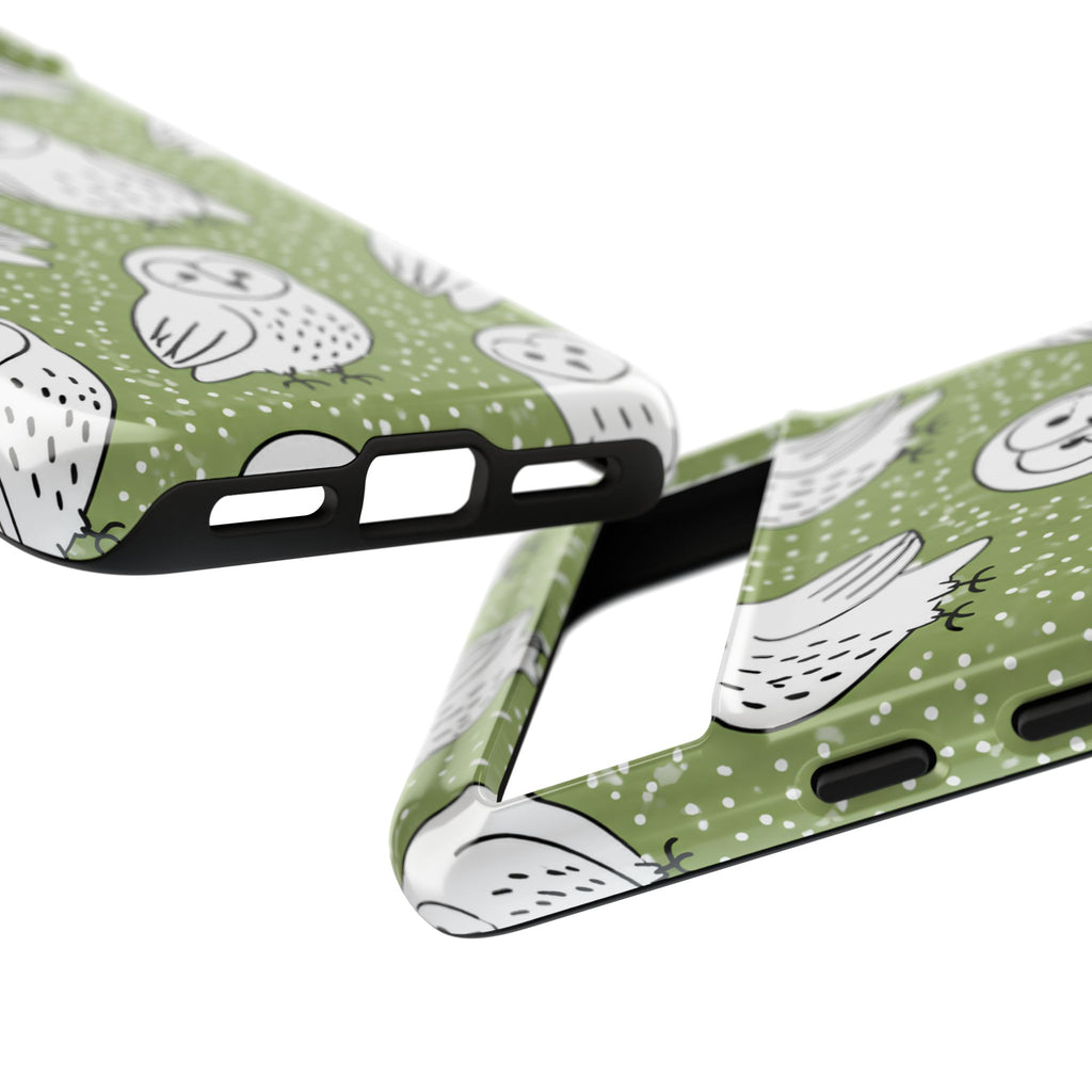 Barn Owl Google Pixel Phone Case | Woodland Owl Pattern Cover