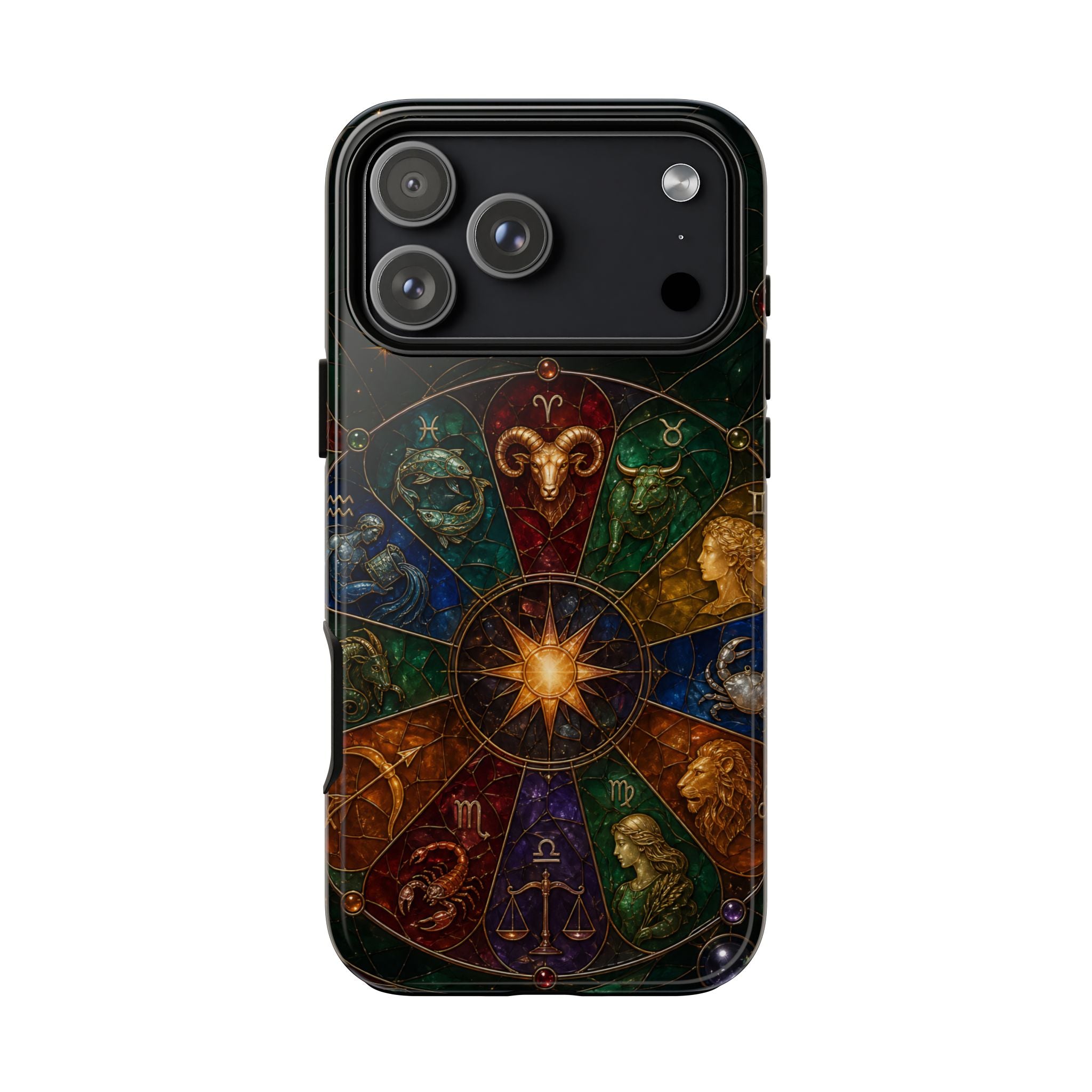 Zodiac Wheel iPhone Case | Celestial Astrology iPhone Case