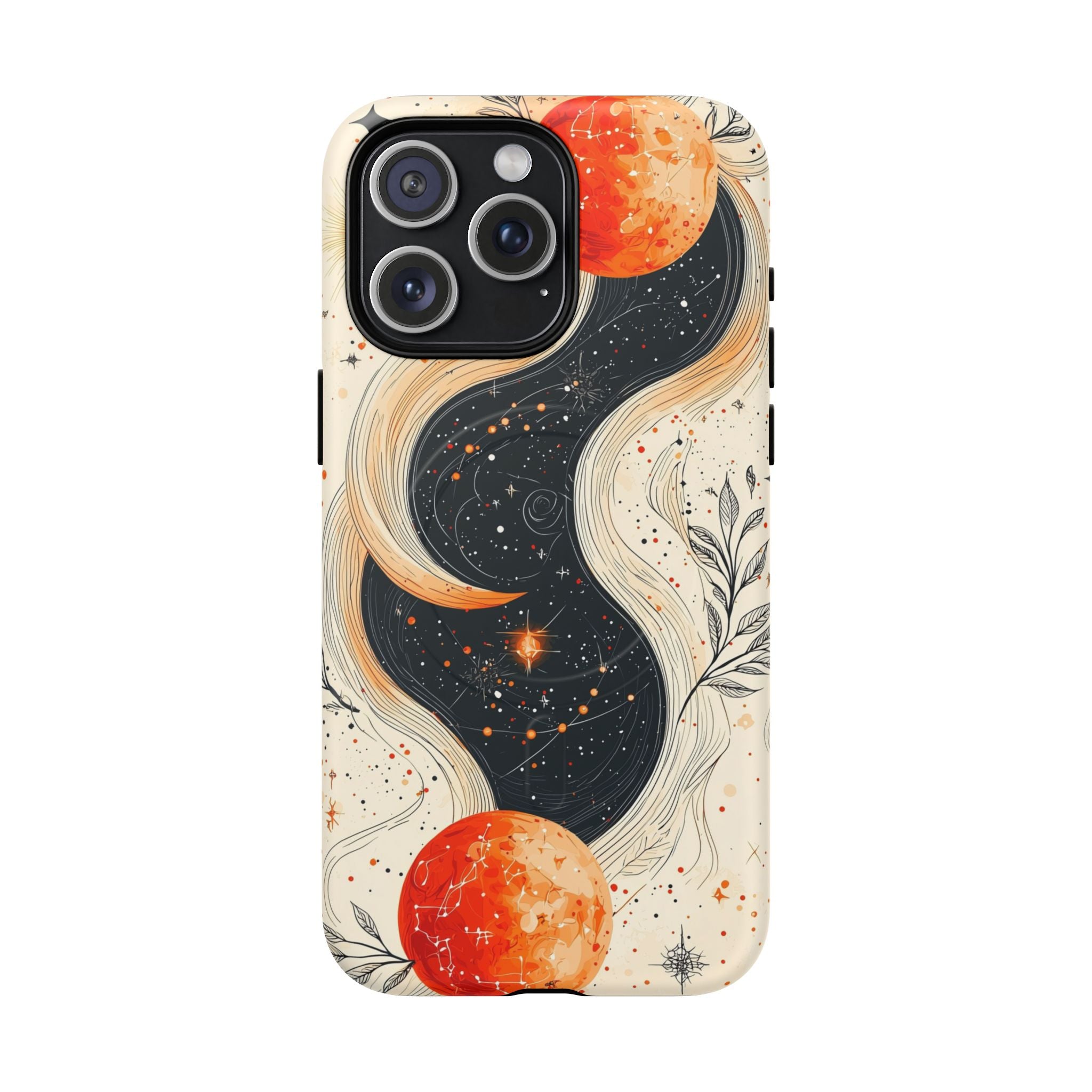 Custodia Astrology Galaxy MagSafe per iPhone | Red Moon Celestial