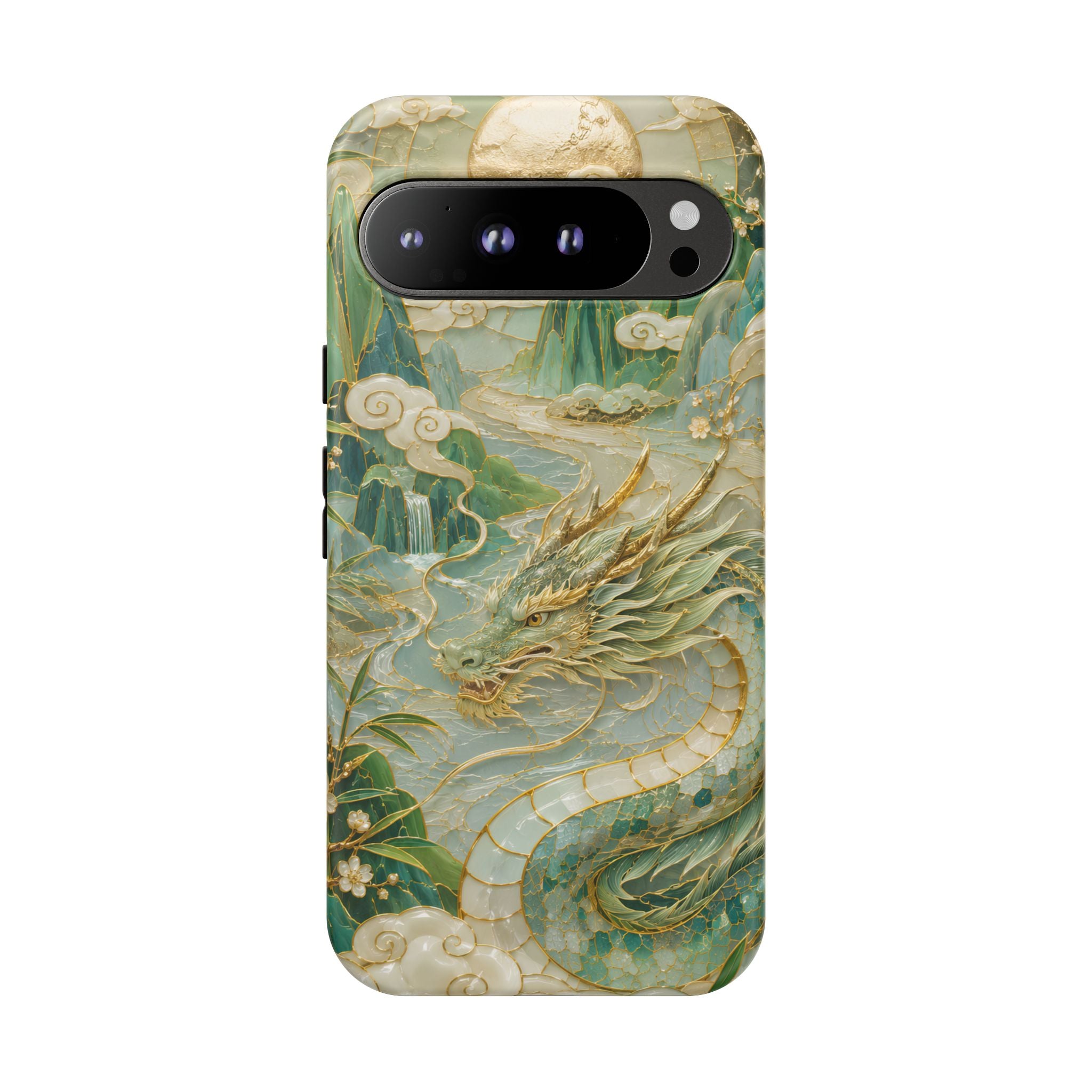 Chinese Dragon Google Pixel Phone Case | Jade Dragon Art Cover