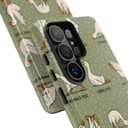 Yoga Goose Samsung Galaxy Phone Case | Funny Goose Yoga Cover