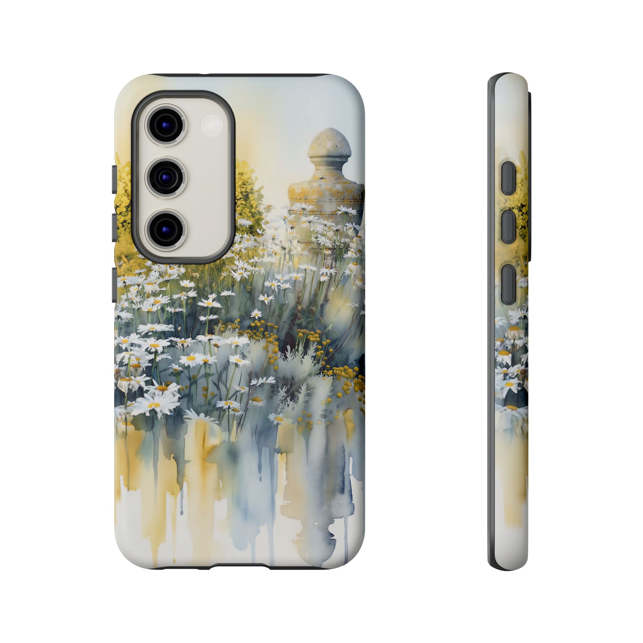 Watercolor Floral Daisy Garden Samsung Galaxy Phone Case