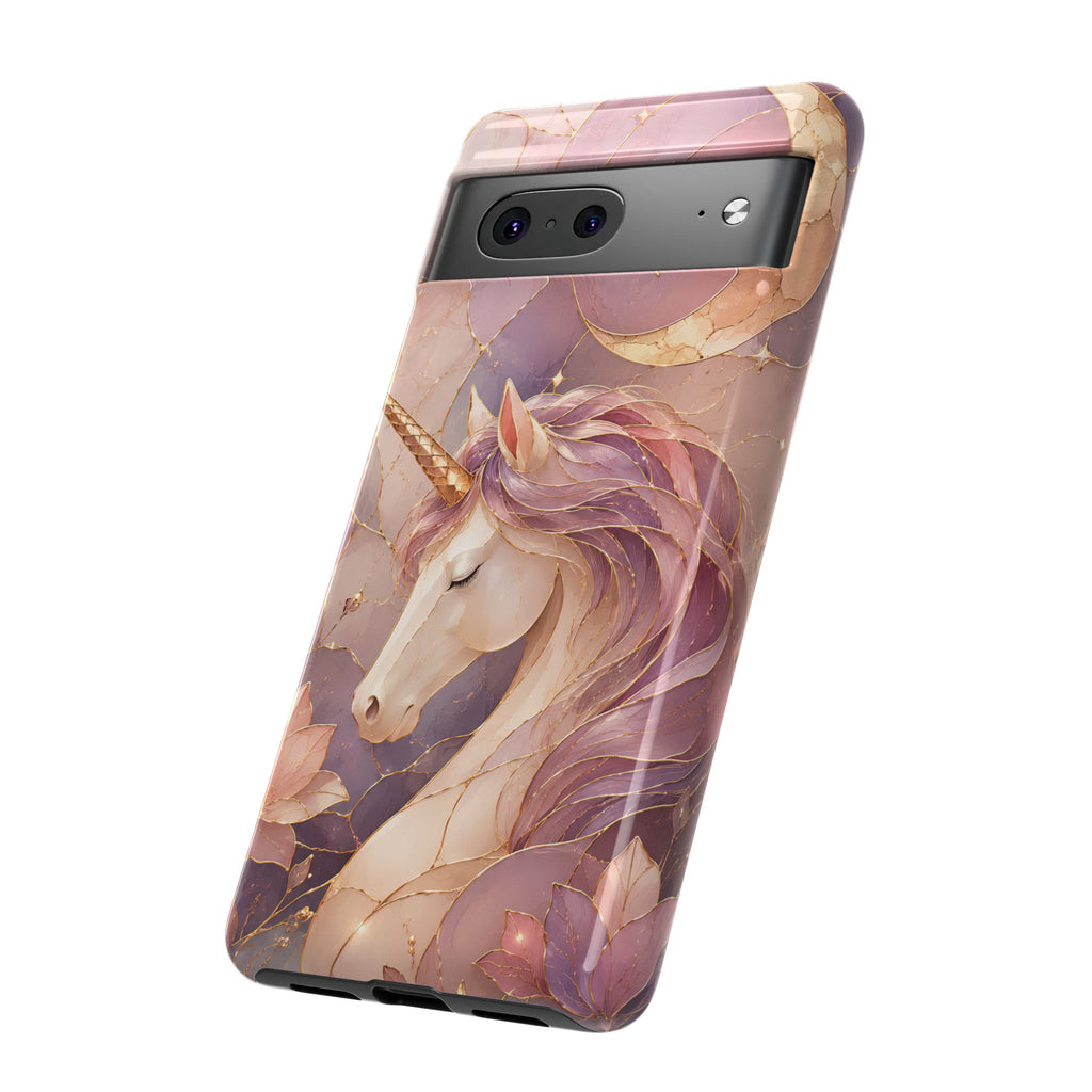 Unicorn Google Pixel Phone Case | Stained Glass Phone Case