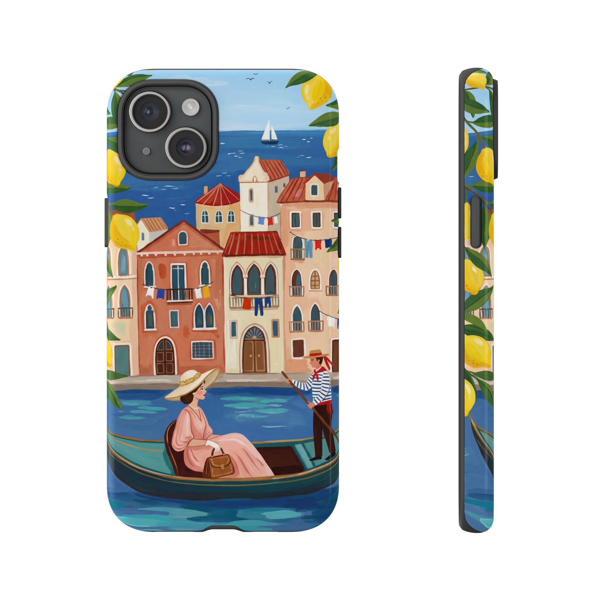 Venetian Gondola iPhone Case | Lemon Coast Waterfront Travel