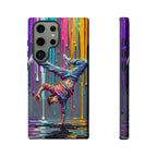 Colorful Breakdancer Graffiti Tough Samsung Galaxy Phone Case