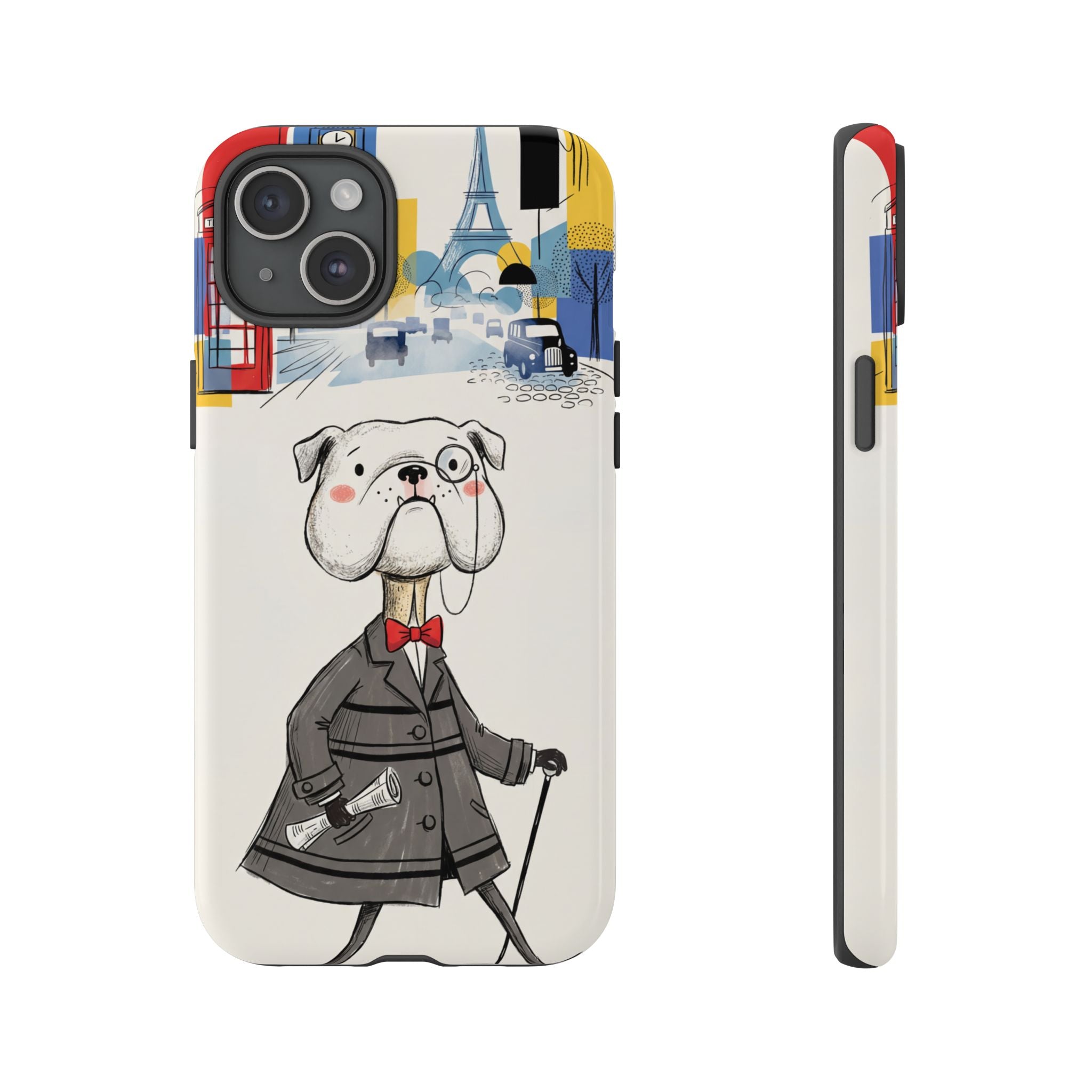 Vintage Dapper Gentleman Bulldog iPhone Case