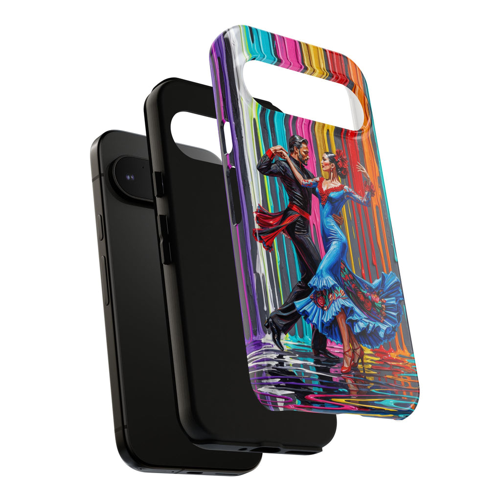 Colorful Tango Google Pixel Phone Case | Vibrant Dancing Couple Art Protection