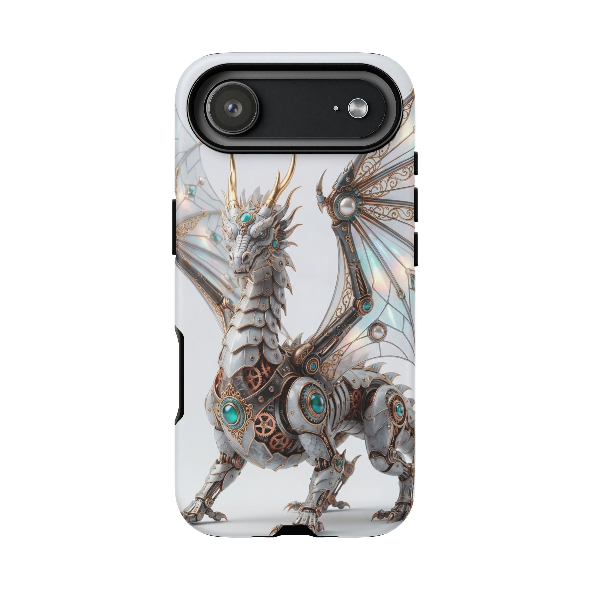 Steampunk Mechanical Dragon iPhone Case — Fantasy Armor Protective Cover