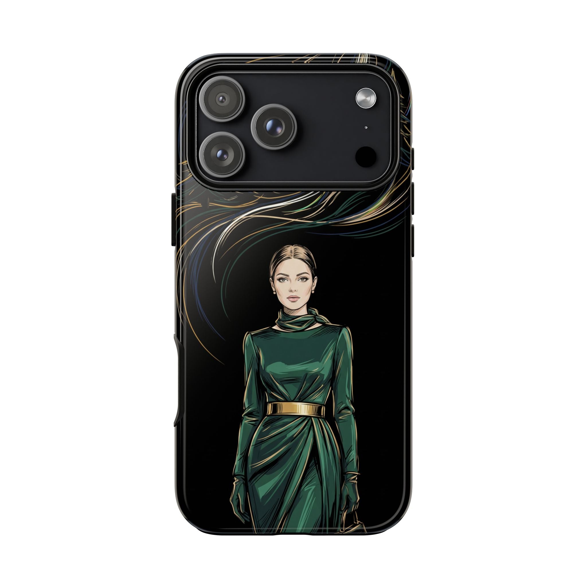 Elegant Forest Woman iPhone Case