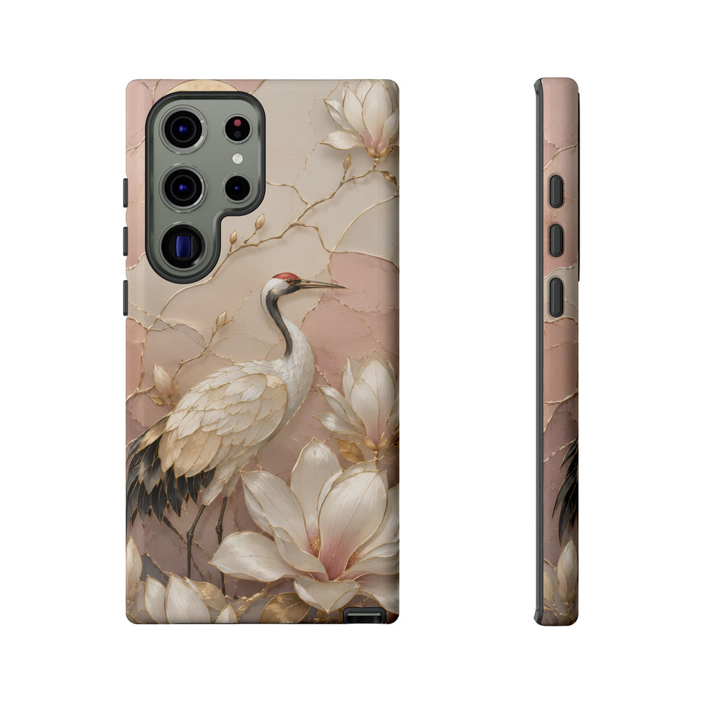 Crane Samsung Galaxy Phone Case | Floral Phone Case