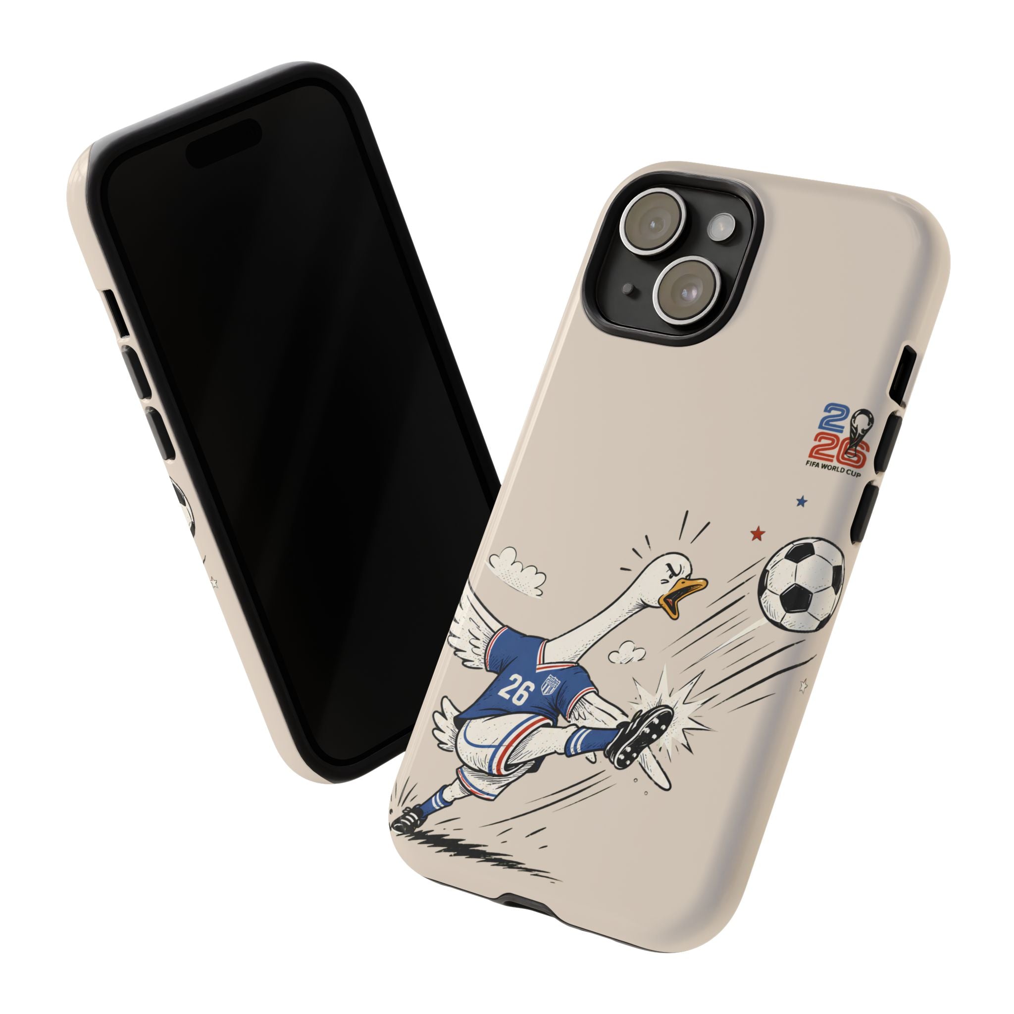 Soccer Goose iPhone Case | Funny Sports Bird Cover