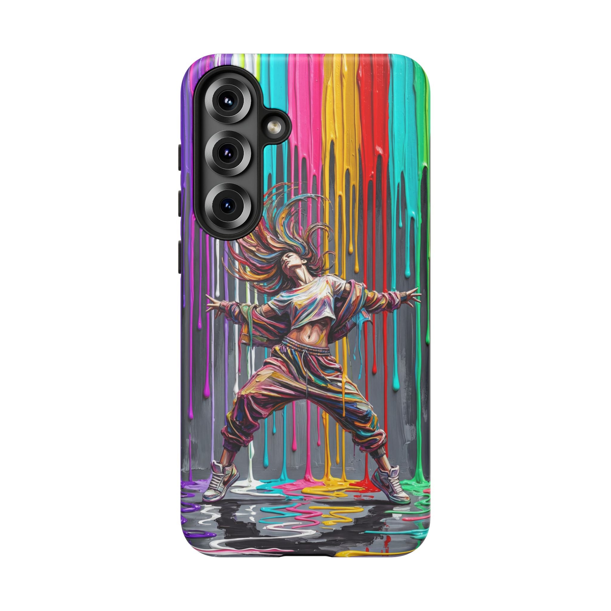Samsung Galaxy Phone Case | Colorful Street Dance Drip Design
