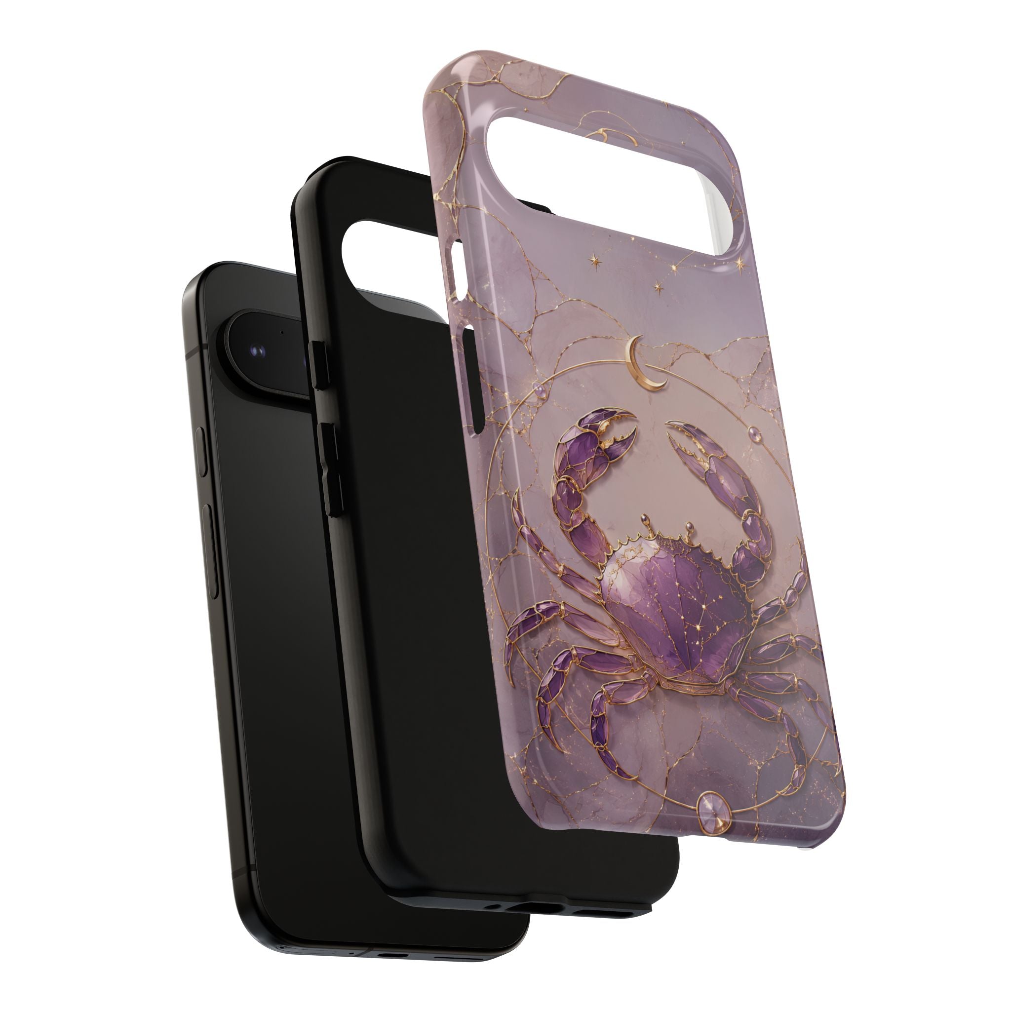 Cancer Zodiac II Google Pixel Phone Case | Celestial Crab Phone Case