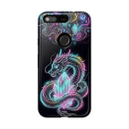 Neon Loong Crystal Google Pixel Phone Case