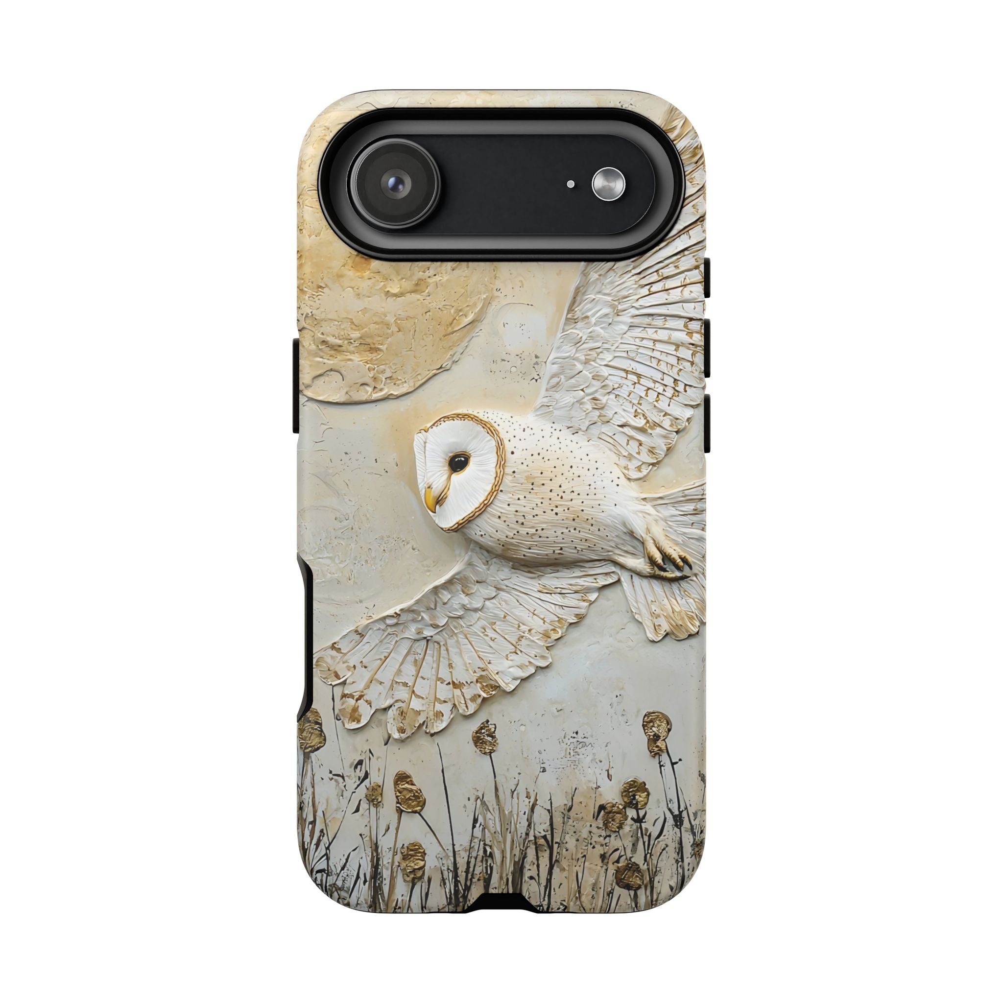 Barn Owl iPhone Case — Elegant Flying Owl Wildlife