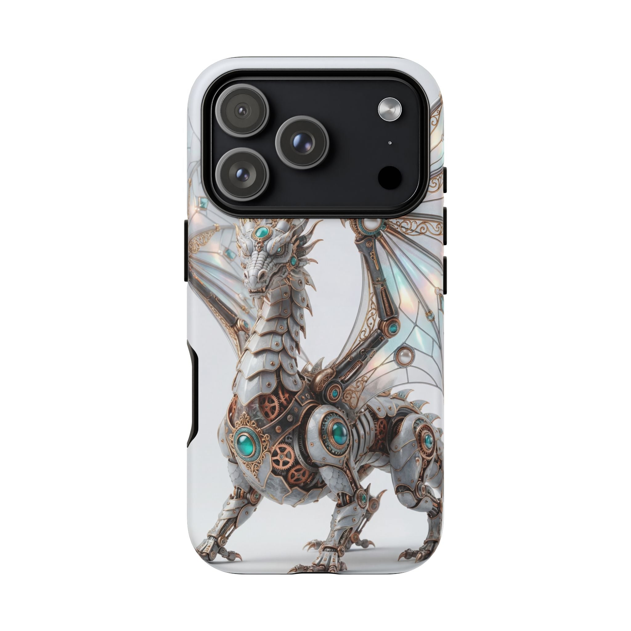 Steampunk Mechanical Dragon iPhone Case — Fantasy Armor Protective Cover
