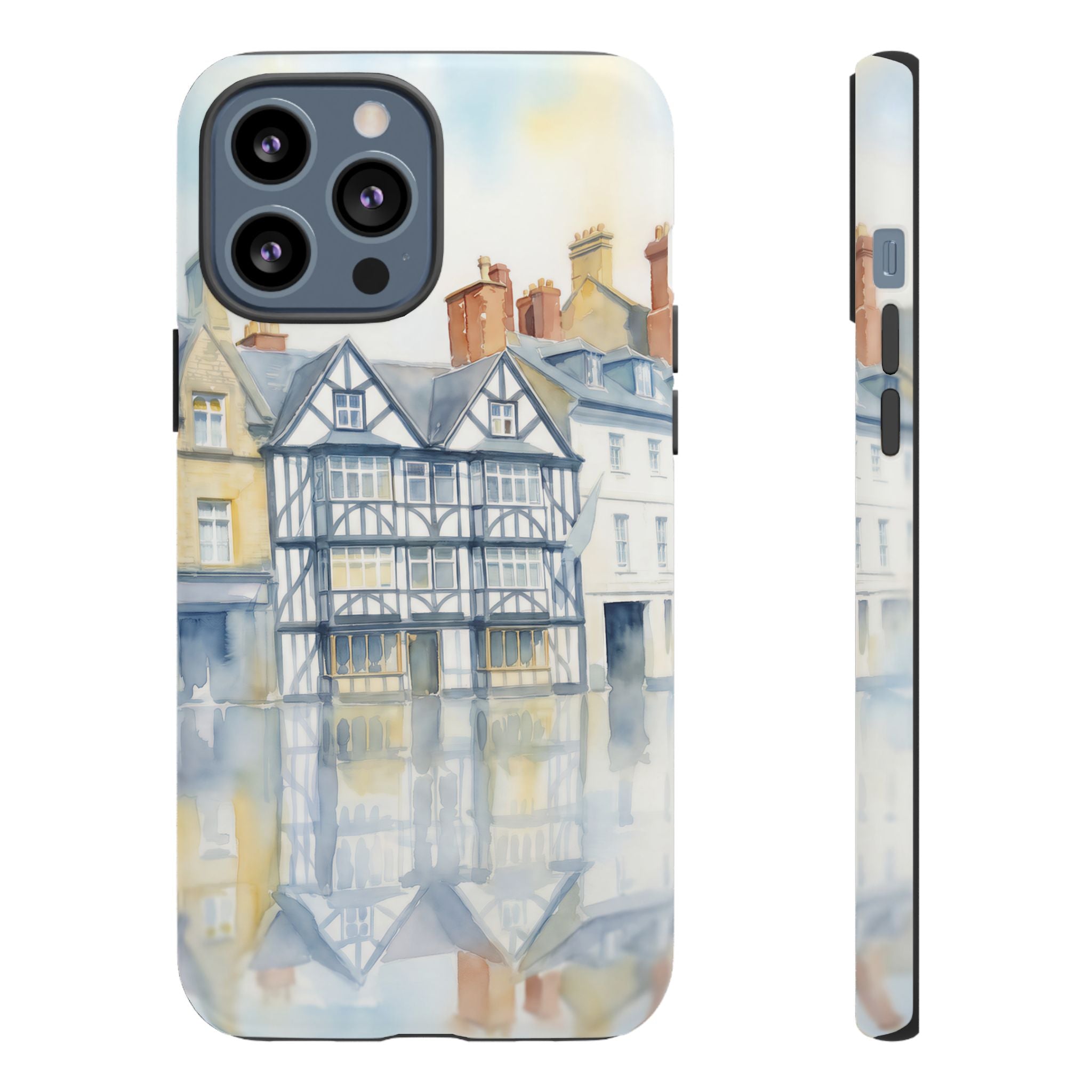English Tudor Building Aesthetic iPhone Case